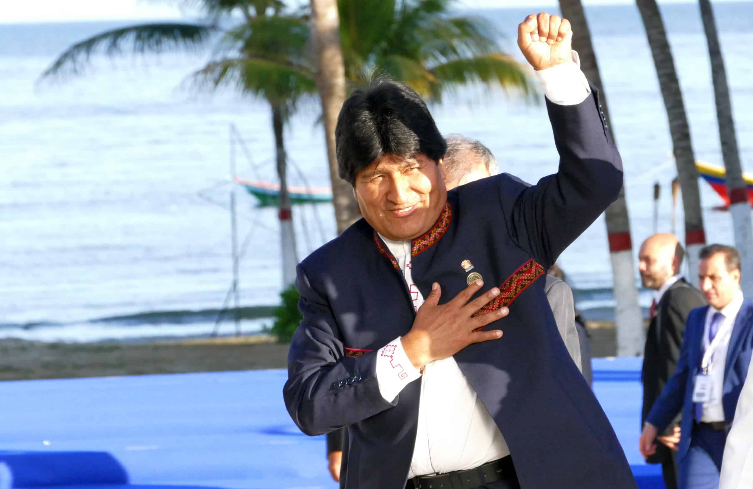 Bolivian president Evo Morales